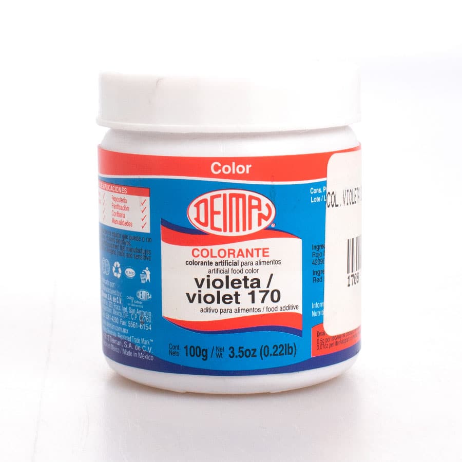 Colorante en Polvo Violeta Deiman 100 Gr