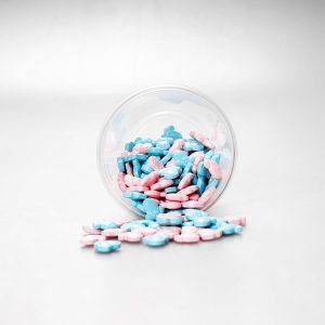 Confitillo Pañalero Azul y Rosa 100 Gr