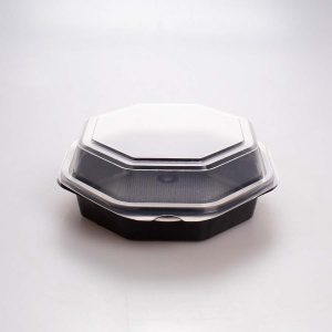 Contenedor Octagonal Base Negra