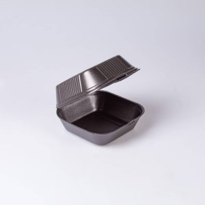 Contenedor Hamburguesero Negro Reyma 50 Pz