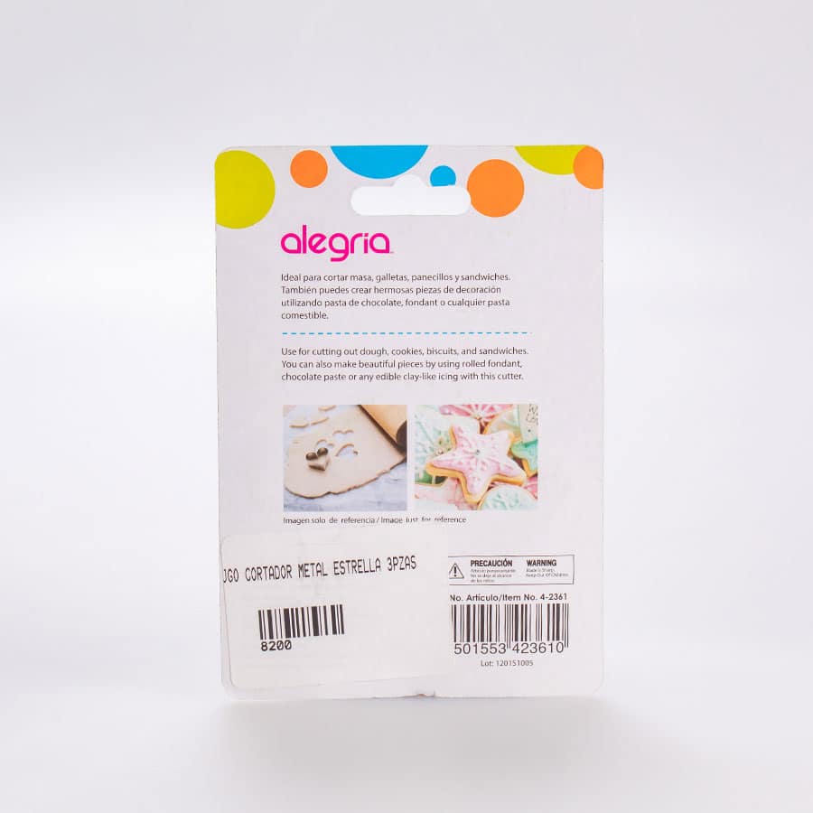 Cortador Metálico de Galletas Estrella