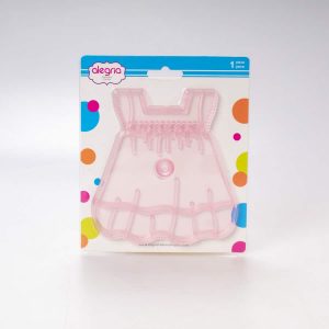 Cortador Plástico Forma de Vestido Alegria