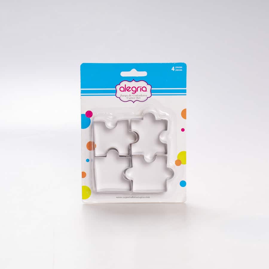 Cortador de Metal Rompecabezas 4 Pz Alegria