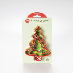 Cortadores Árbol de Navidad Acero 3 Pz