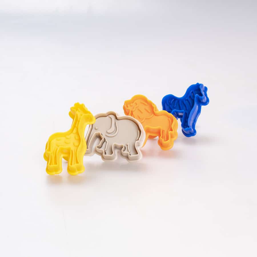 Cortadores de Animalitos con Eyector 4 Pz