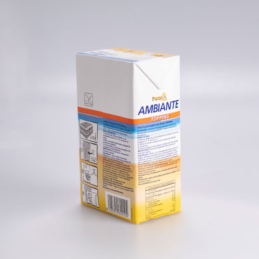 Crema para Batir Vegetal Ambiante 1 Lt