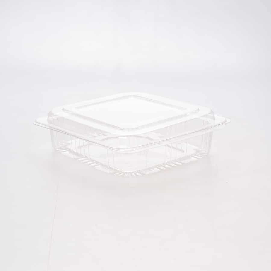 Contenedor Pet Transparente 14x14x7 Cm WOW