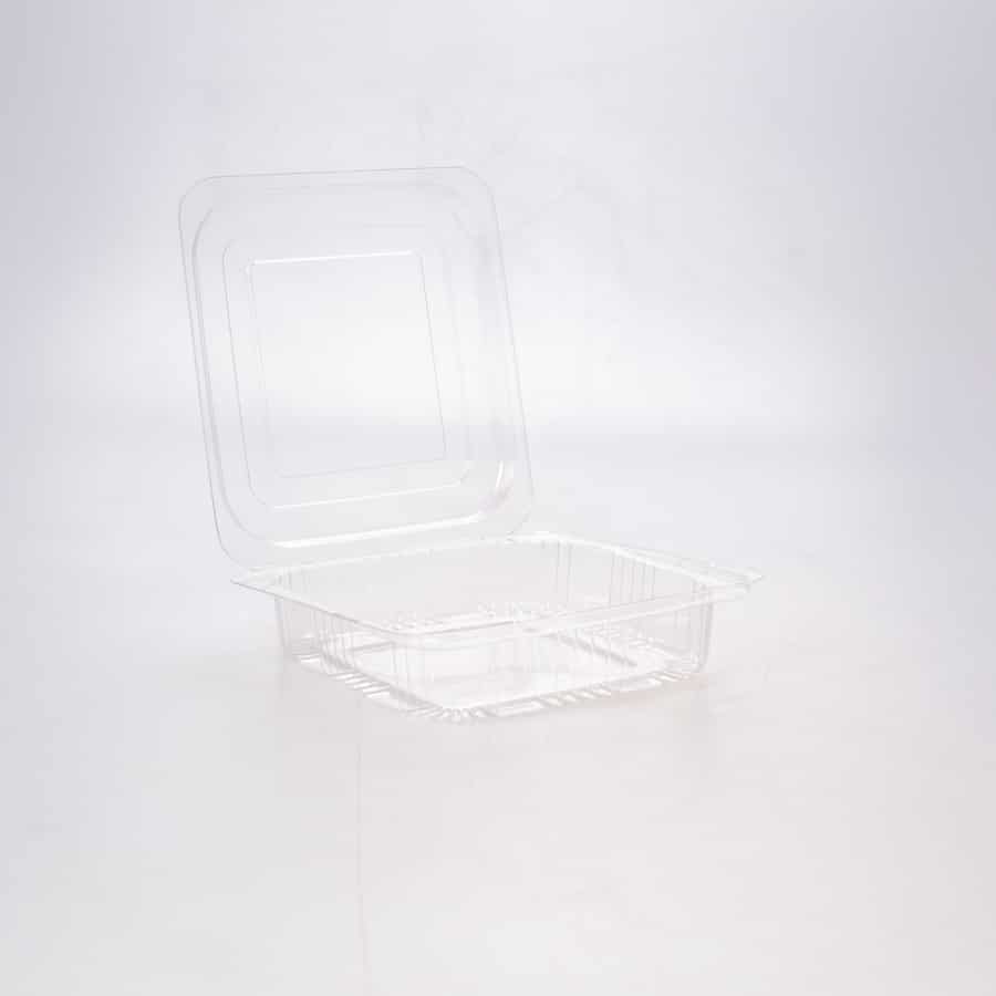 Contenedor Pet Transparente 14x14x7 Cm WOW