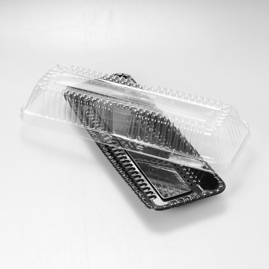 Domo Rect Bajo Base Neg 27.5x7.5x5 Cm Galvanotek