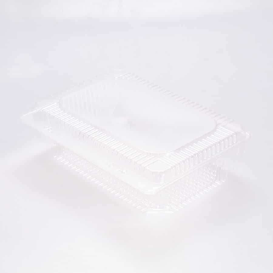 Contenedor Transparente Bisagra Multiusos 22.5x18x8.5 Cm