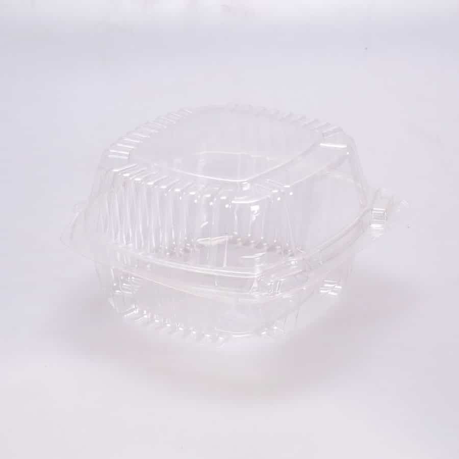 Contenedor Transparente para Ensalada 13x12x8 Cm