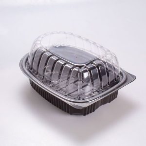 Contenedor para Pollo Rostizado Inix Base Negra