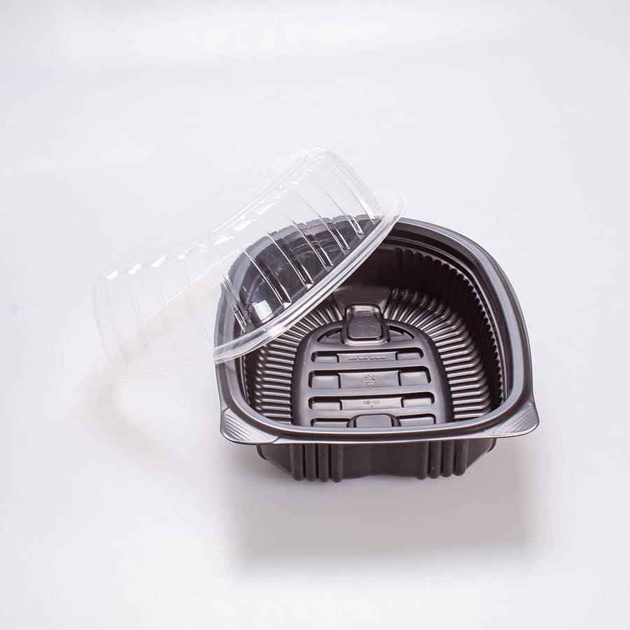 Contenedor para Pollo Rostizado Inix Base Negra