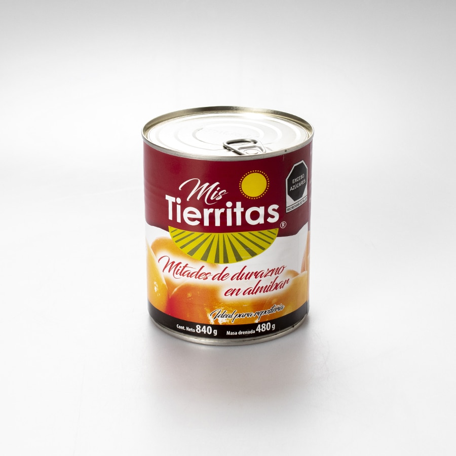 Durazno en Almíbar Tierritas 800 Gr
