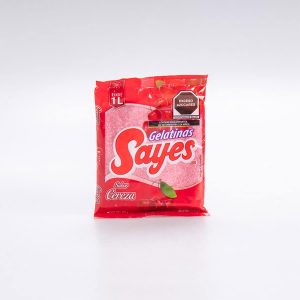 Gelatina Sabor Cereza Sayes Agua 120 Gr