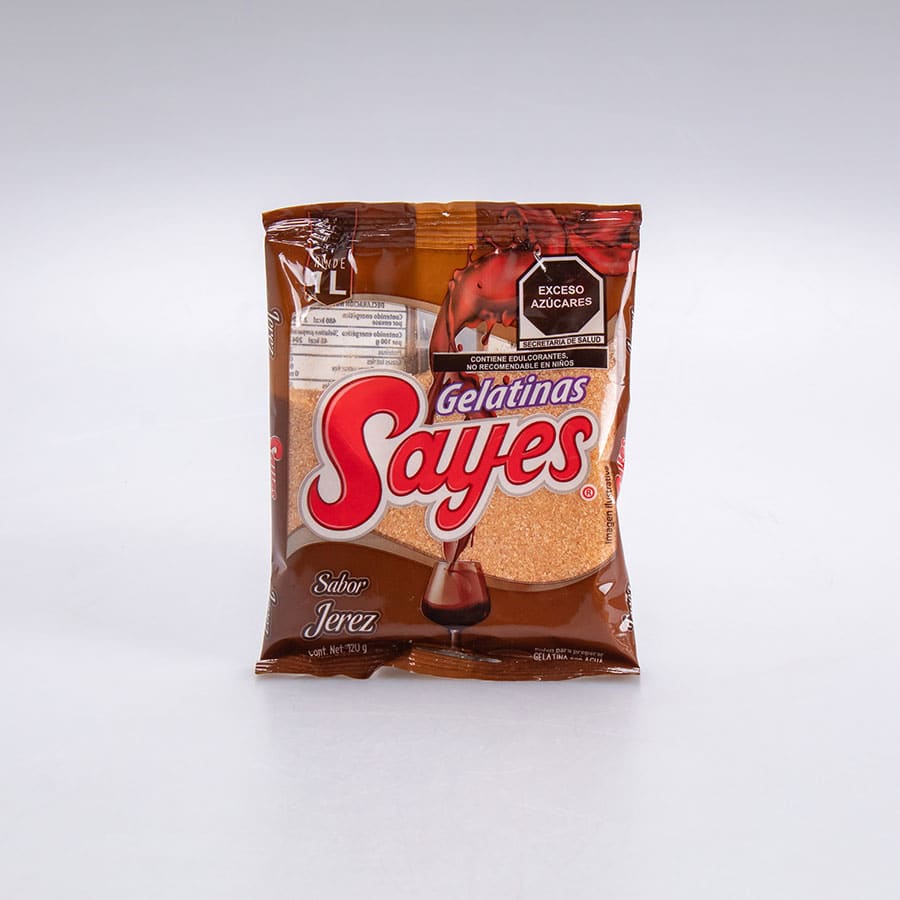 Gelatina Sabor Jerez Sayes Agua 120 Gr