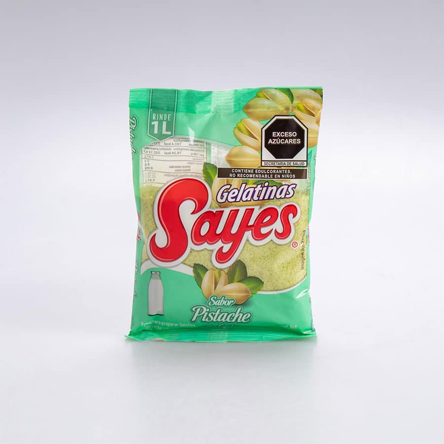 Gelatina Sabor Pistache Sayes Leche 120 Gr