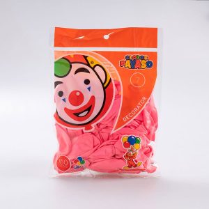 Globo Rosa Bebé #7 Payaso 100 Pz