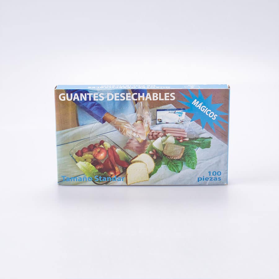 Guantes de Polietileno 100 Pz