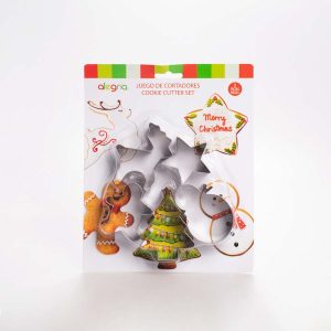 Juego Cortadores Navideños 5 Pz