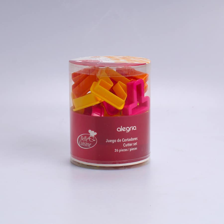 Juego Cortador Alfabeto 26 Pz