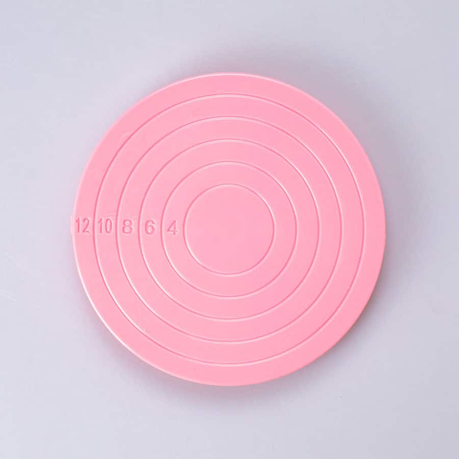 Mini Base Giratoria Rosa 12 Cm Alegria