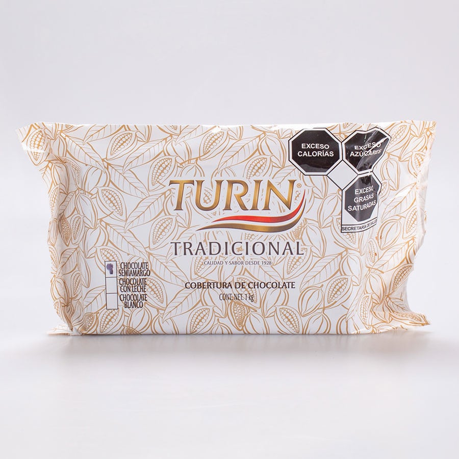 Marqueta Chocolate Semiamargo Turín 1 Kg