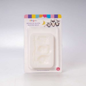 Molde de Silicón Búhos en Tronco 5 Cav