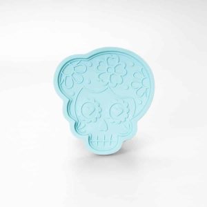 Molde de Silicón Catrina con Flores