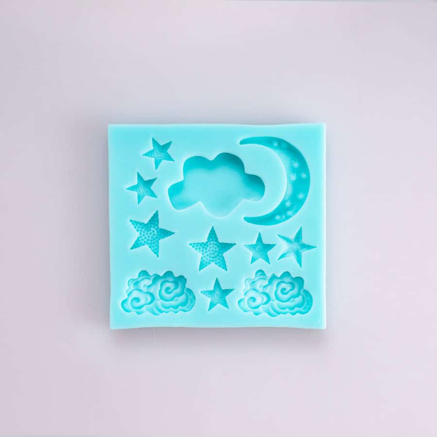 Molde de Silicón Estrella Luna