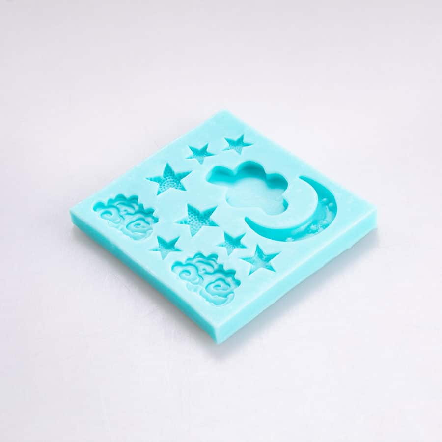 Molde de Silicón Estrella Luna