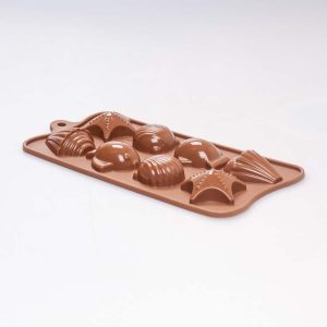 Molde de Silicón Figuras del Mar 8 Cav