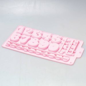 Molde de Silicón Números Decorados