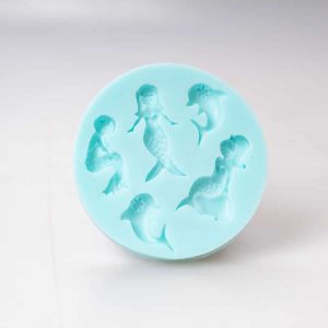 Molde de Silicón Sirenitas 7.5 Cm Alegria