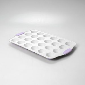 Molde para Muffin con Asa de Silicón 24 Cav