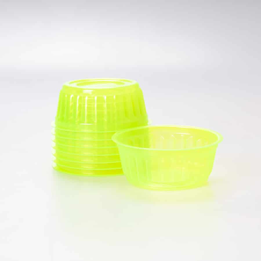 Molde Bio de Gelatina Verde Neon Bosco 25 Pz