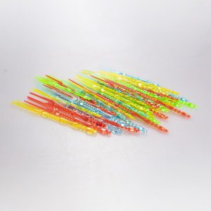 Palillo de Plástico Botanero Colores 50 Pz