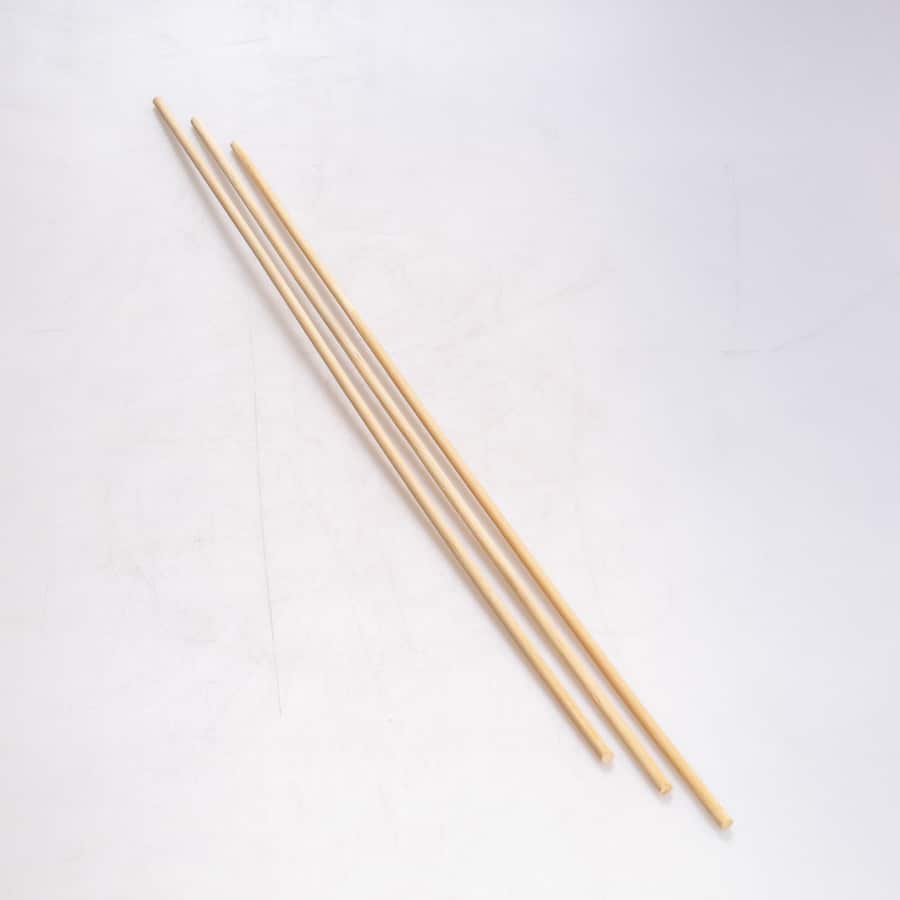 Palo de Madera 60 Cm Delgado 1 Kg