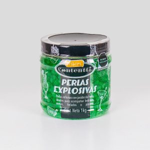 Perlas Explosivas Manzana Verde Contenti 1 Kg