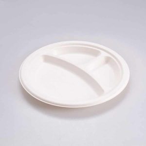 Plato 3 div Redondo 22.5 Cm Bio 125 Pz