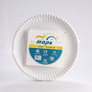 Plato de Cartón Universal #6 25 Pz