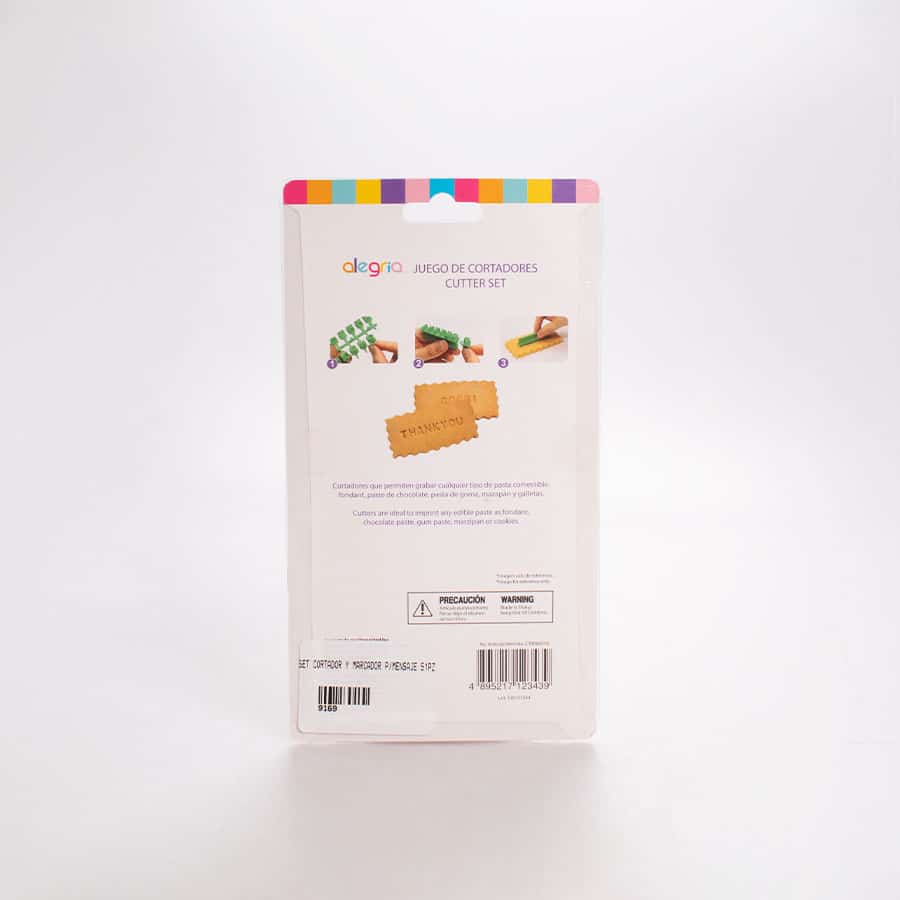 Set Cortador y Marcador para Mensaje 51 Pz