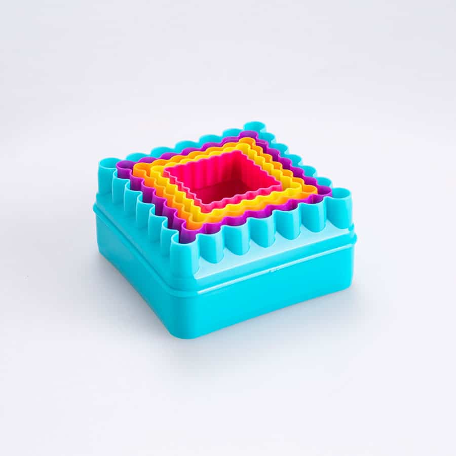 Set Cortadores de Galleta Cuadro 5 Pz