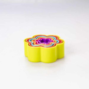 Set Cortadores de Galletas Flor 6 Pz