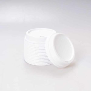 Tapa Domo Blanca para Vasos 12-16 Oz I. Paper 100 Pz