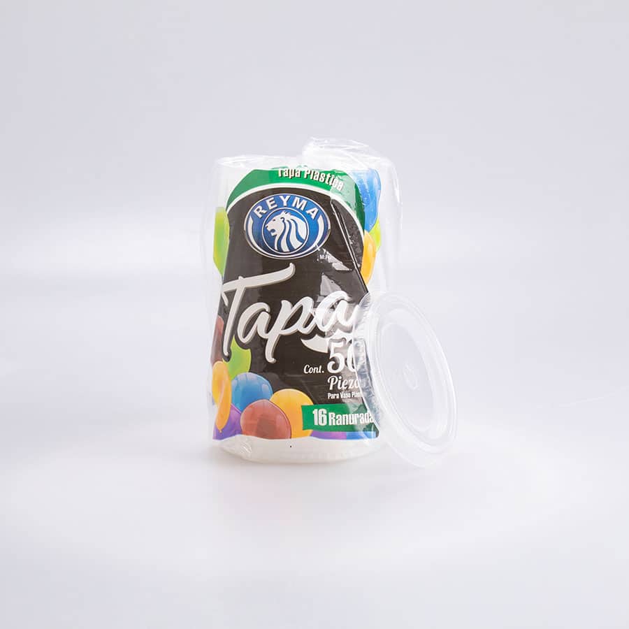Tapa Perforada Vaso 16 Oz Reyma 50 Pz