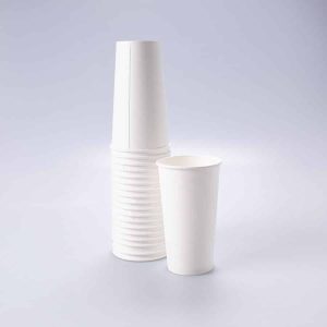 Vaso Blanco de Papel 20 Oz Bebida Caliente Conver 50 Pz