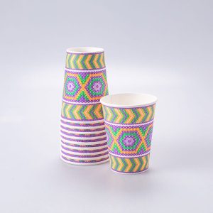 Vaso de Papel 12 Oz Impreso (412MS) SOLO 50 Pz