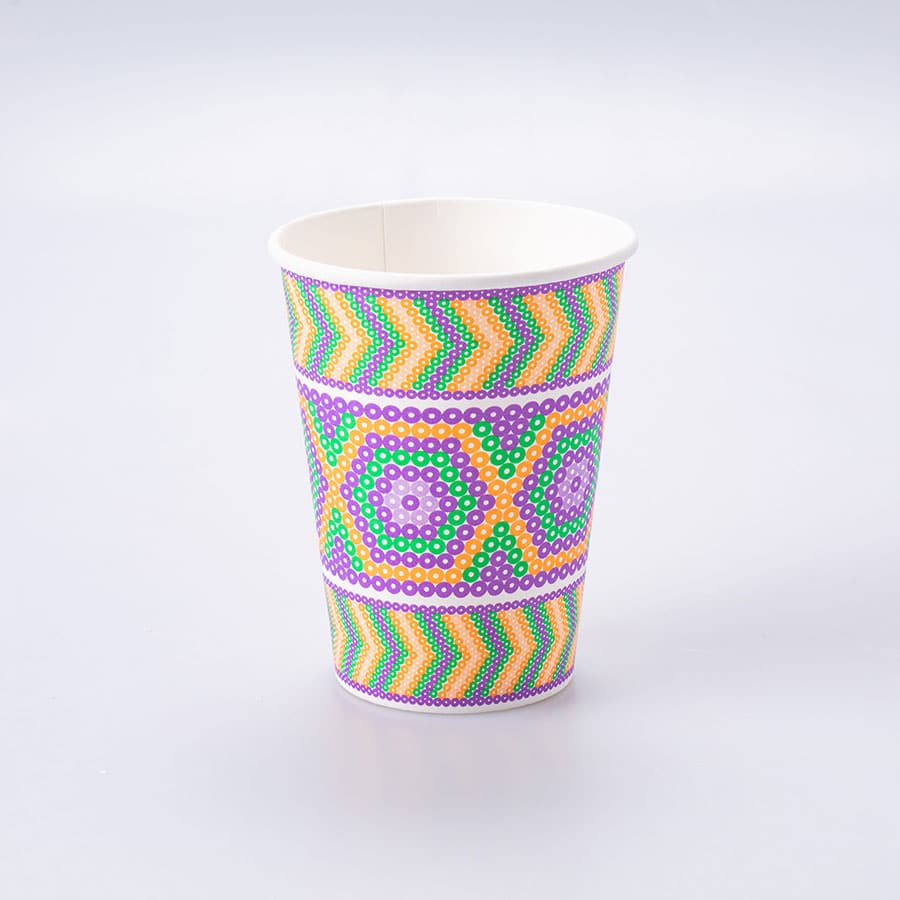 Vaso de Papel 12 Oz Impreso (412MS) SOLO 50 Pz