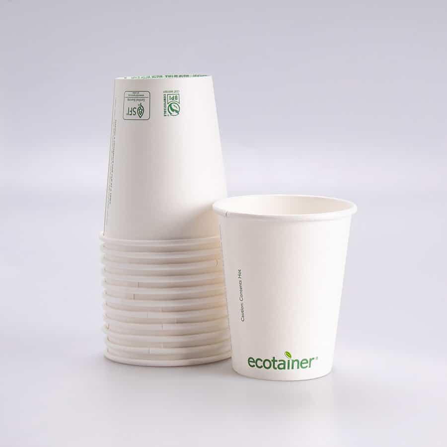 Vaso 12 Oz Bebida Caliente Ecotainer I. Paper 50 Pz